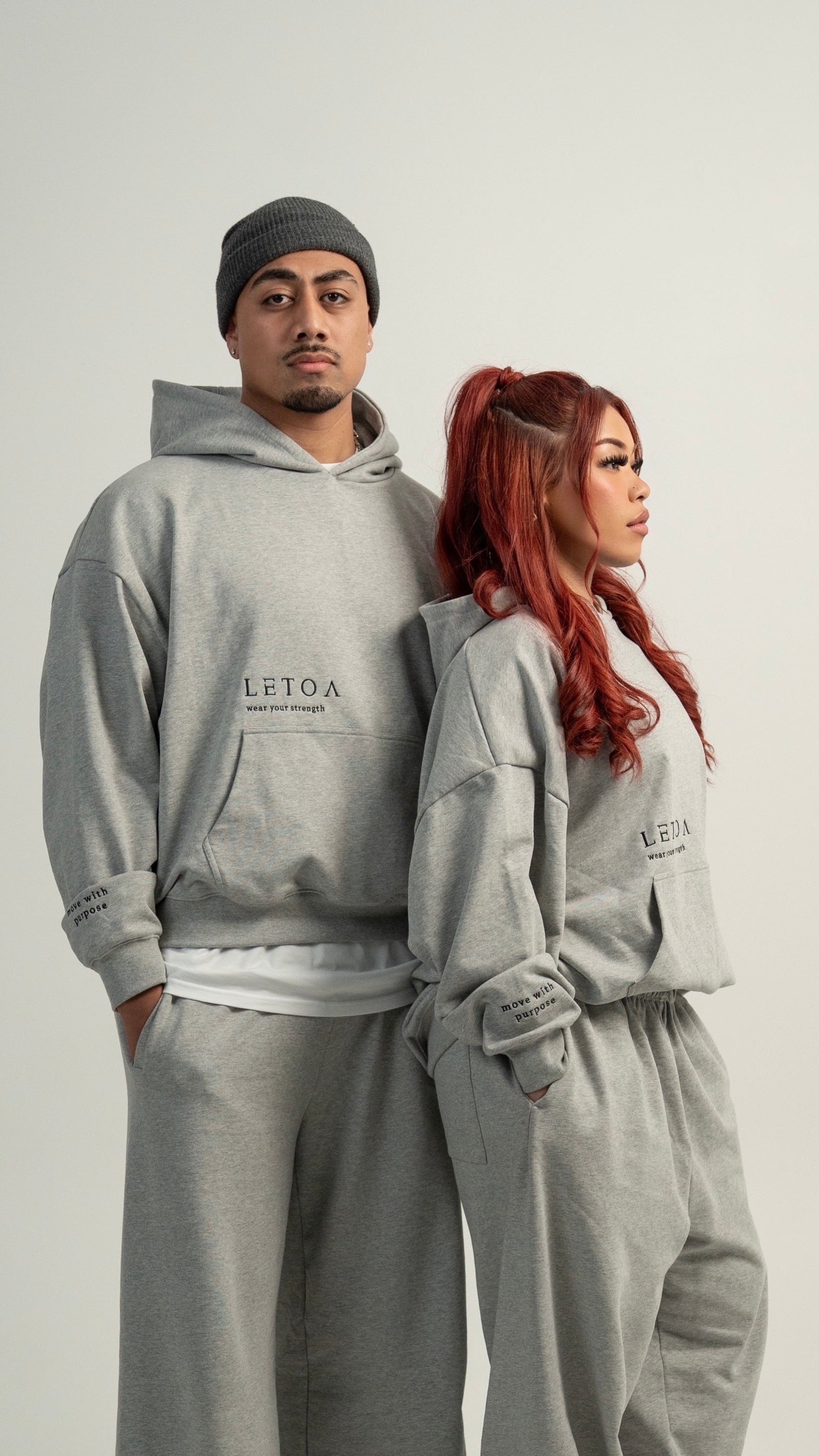 Rise of the Toa Heavyweight hoodie - Grey