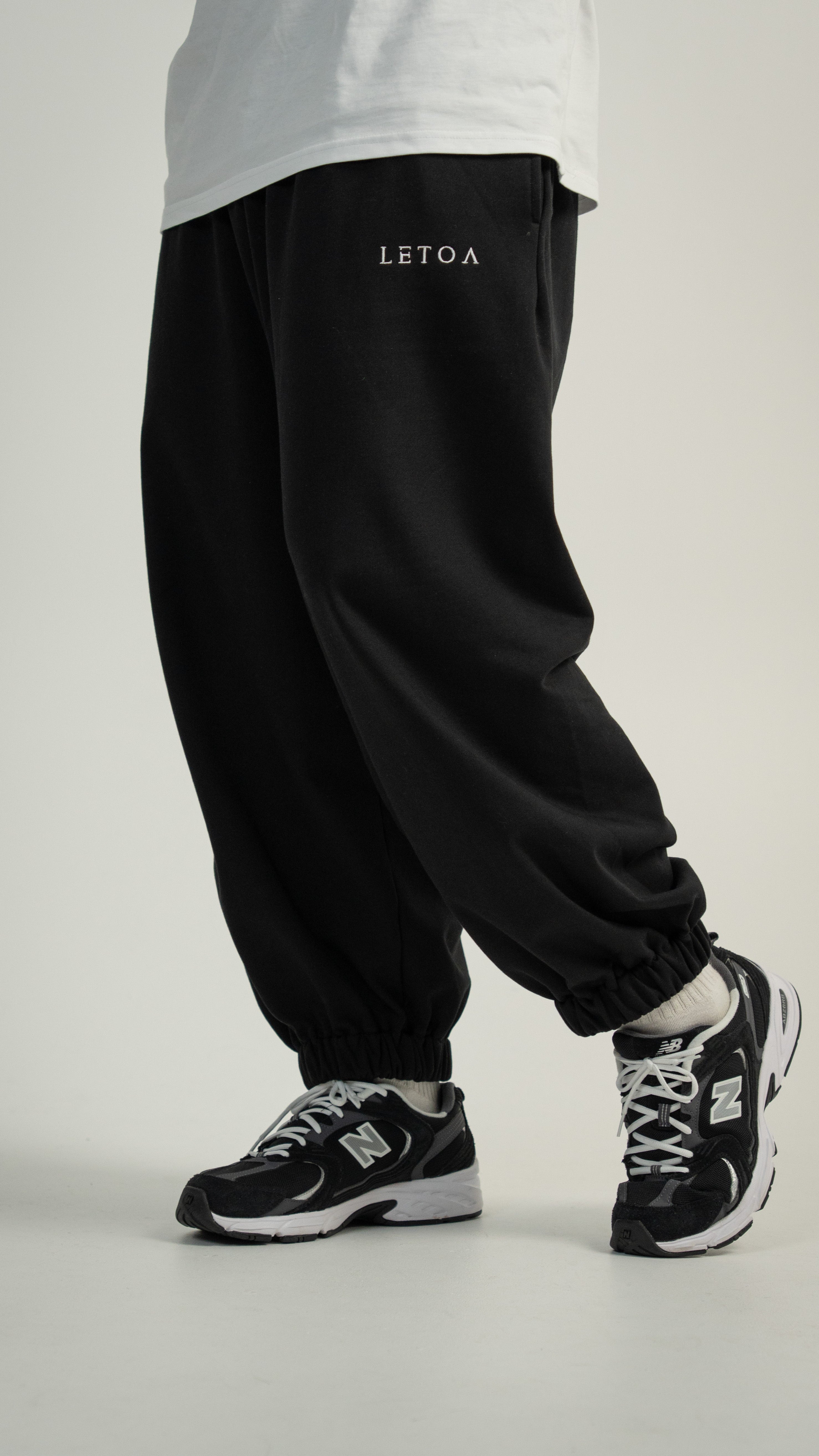 Rise of the Toa Cuffed Sweatpants - Black