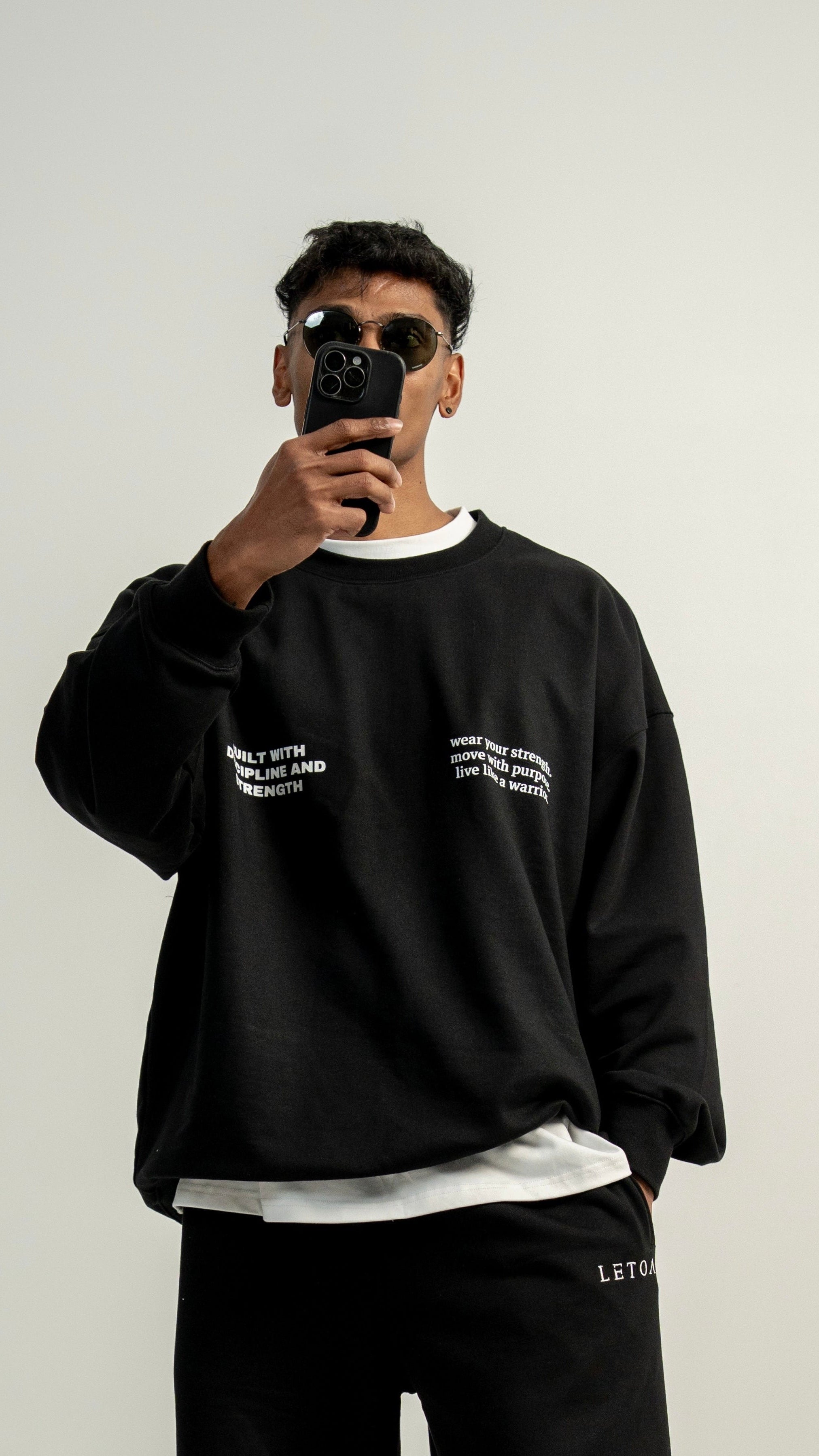 Rise of the Toa Crew Sweatshirt - Black